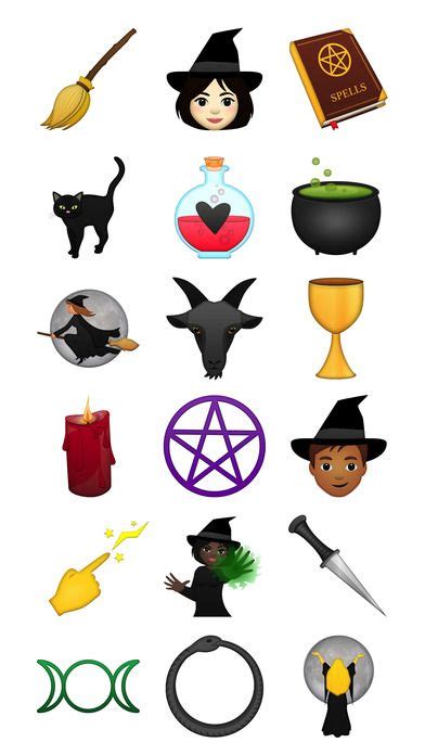 Witchy emojis iphobe